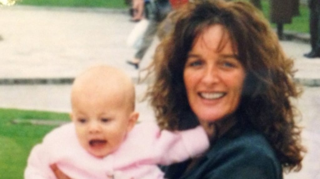 Yvonne Watterson with her baby daughter Sophie in 1998.