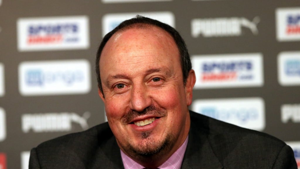 Rafael Benitez is believed to have agreed a deal to remain as Newcastle manager. Photograph: Scott Heppell/PA