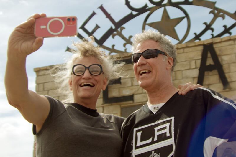 Harper Steele and Will Ferrell in Will & Harper. Photograph: Netflix