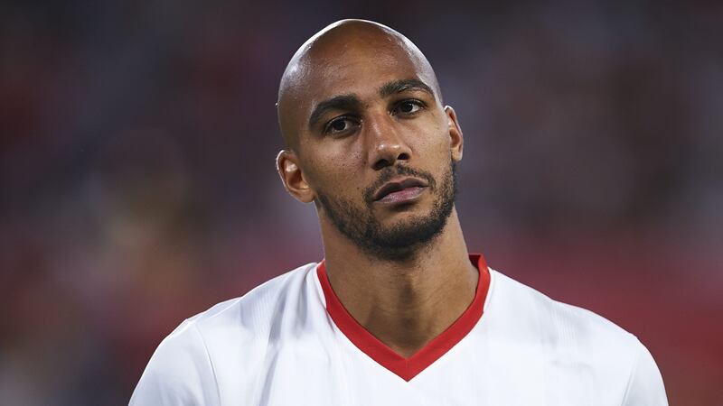 Everton manager Sam Allardyce said he would be keen on a reunion with Sevilla’s Steven N’Zonzi. File photograph: Aitor Alcalde/Getty Images