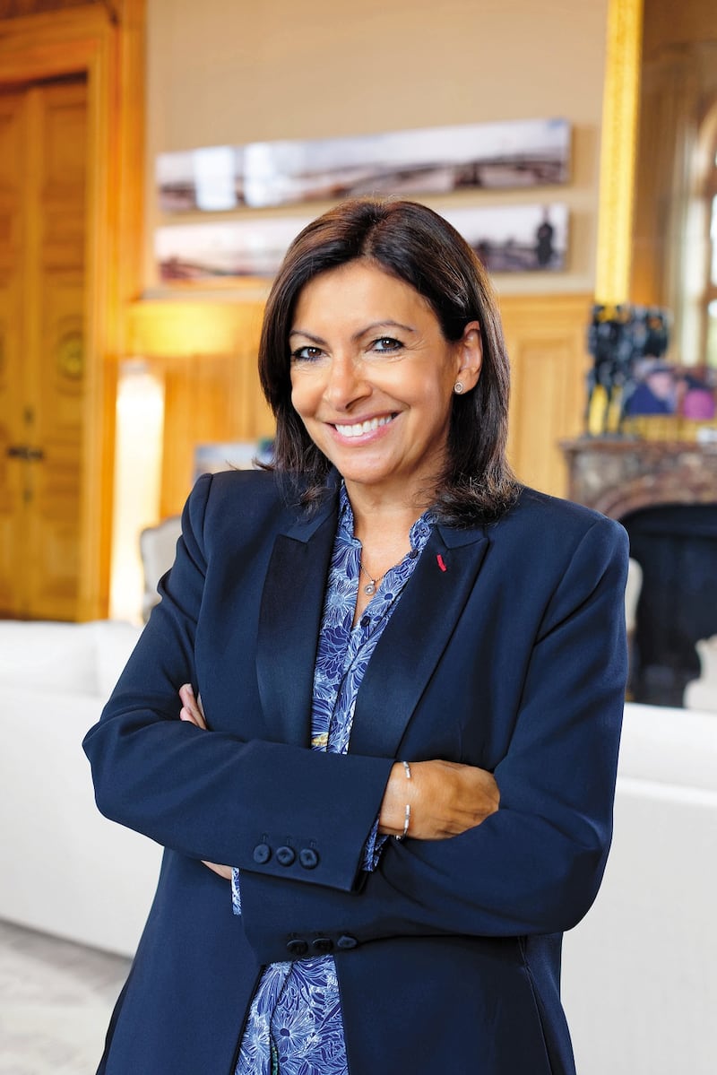 The mayor of Paris Anne Hidalgo: she is on her second term with an avowedly green agenda. Photograph: Joann Pai