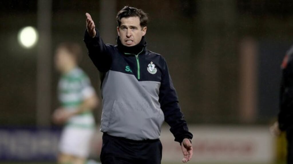 Stephen Bradley’s Shamrock Rovers have made a slow start to the season. Photograph: Donall Farmer/Inpho