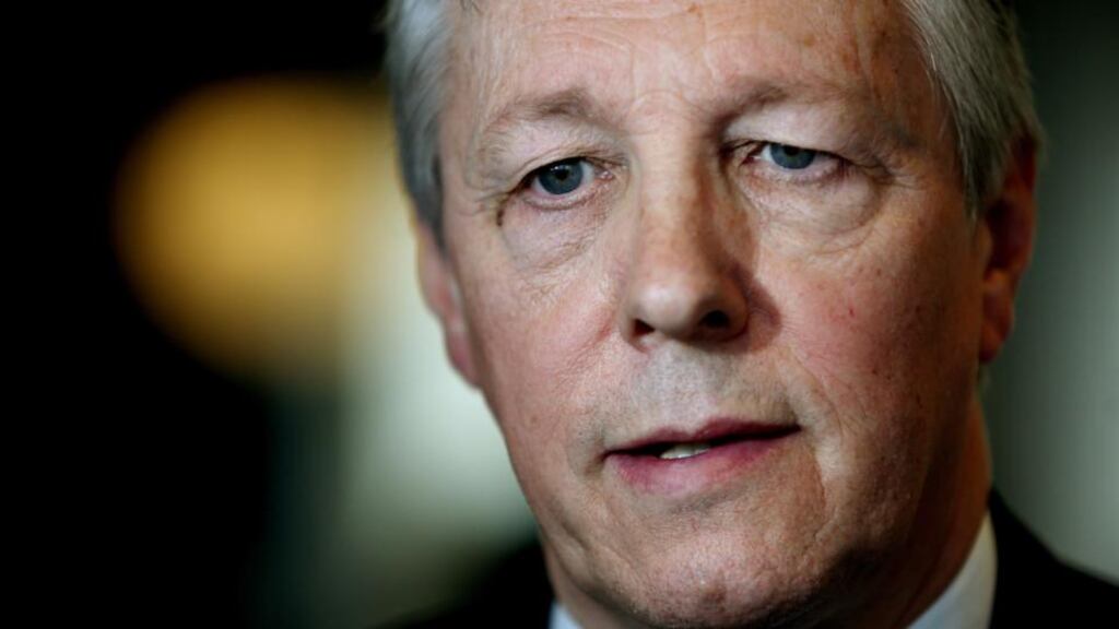 Northern Ireland’s First Minister Peter Robinson has been admitted to hospital with a suspected heart condition. File photograph: Brian Lawless/PA Wire