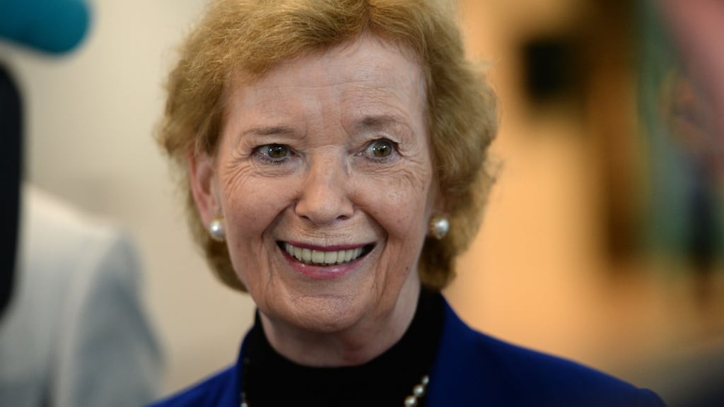 Mary Robinson has done much to raise the profile of justice and equity in the midst of the climate and biodiversity emergency. Photograph: Dara Mac Dónaill
