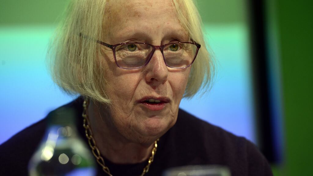 Chairwoman of the Citzens’ Assembly, Justice Mary Laffoy told members, who met for the final time on Sunday, that participation in the exercise of deliberative democracy was ‘unlike other forms of group engagement’. Photograph: Cyril Byrne