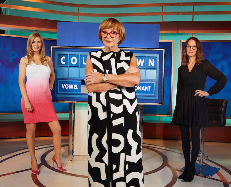 Anne Robinson joins Rachel Riley and Susie Dent in the new Countdown line-up. Photograph: Rachel Joseph/Channel 4