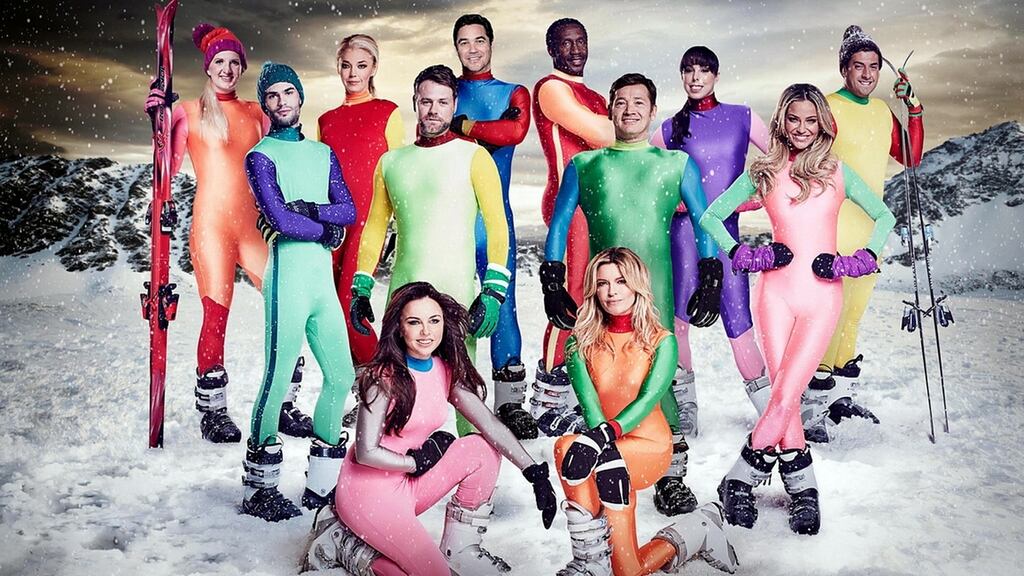The contestants on The Jump 2016. Photograph:  Channel 4