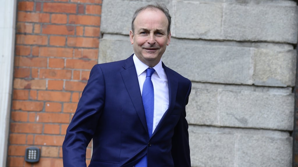 Micheál Martin would be not drawn on where talks with the SDLP would lead in terms of a merge of the two parties.Photograph: Cyril Byrne