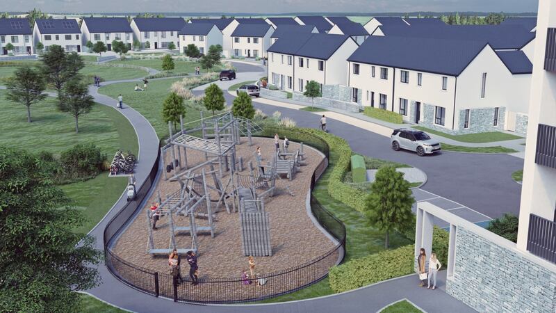 The Garraí Na Gaoithe development at Baile Chláir, Co Galway. Image via Galway County Council.