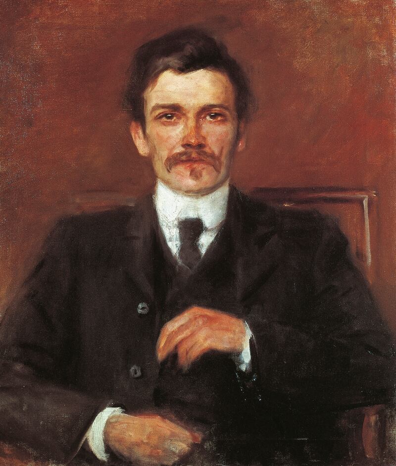 Portrait of John Millington Synge  by Jack Butler Yeats, at the Hugh Lane Municipal Gallery Of Modern Art. Photograph:  DeAgostini/Getty Images