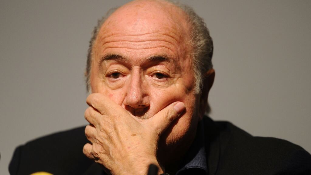 A spokesman for Sepp Blatter has confirmed that the suspended Fifa president is undergoing stress-related health checks. Photograph: Adam Davy/PA Wire