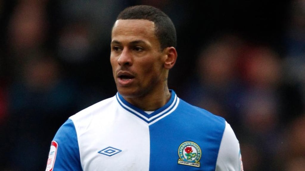 Blackburn forward DJ Campbell is one of the six people arrested in connection with a football spot-fixing investigation. Photograph: Dave Thompson/PA