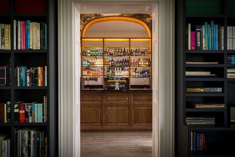 Library and bar. Photograph: Niamh Whitty