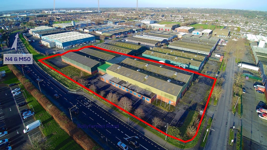 The units in the portfolio are located at the entrance to Cherry Orchard Industrial Estate.