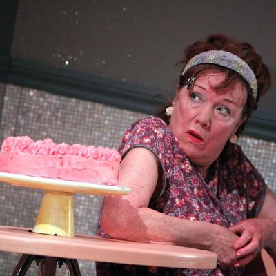 Rosaleen Linehan playing  Breda in the Druid Theatre production of The New Electric Ballroom written and directed by Enda Walsh