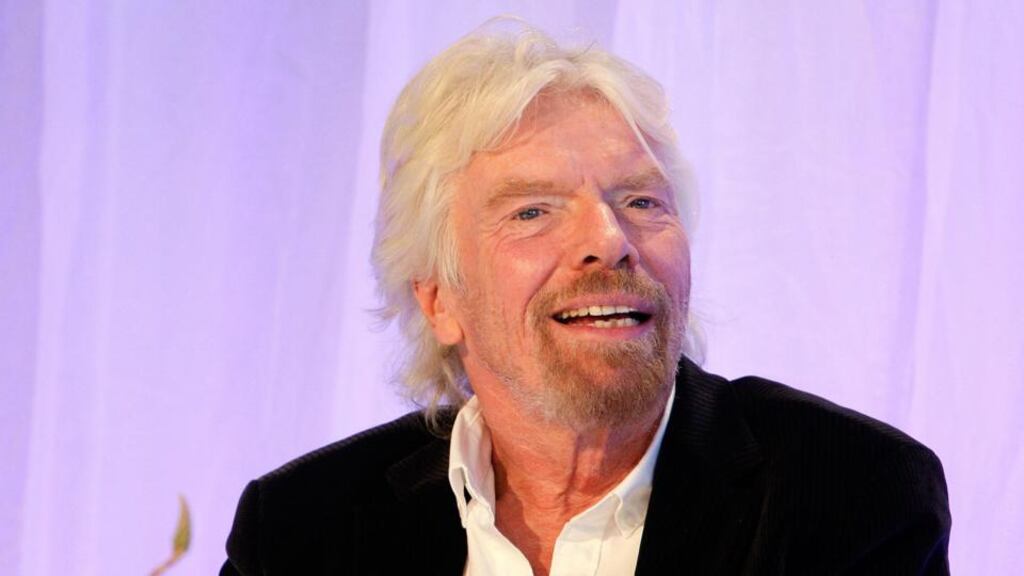 Richard Branson: jetting in to Dublin. Photograph: Lisa Maree Williams/Getty Images)