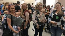 Hundreds latch on at Belfast breastfeeding festival