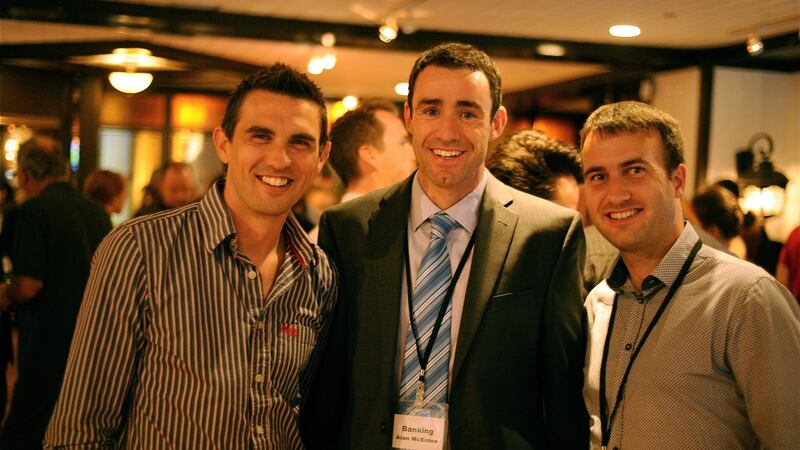 Newly arrived Irish take part in a mentorship and networking event at the Irish Canadian Immigration Centre. Photograph: Matthew Marigold