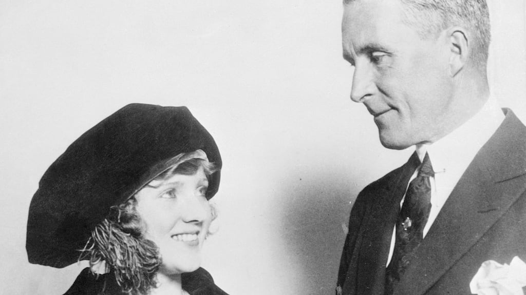 Opening in Hollywood in 1922, Gerard O’Donovan’s ‘The Long Silence’ is a mystery centring on the death of Irish film director William Taylor, seen above with Mary Miles Minter, diminutive screen star whose love notes to Taylor caused a sensation when they were found.