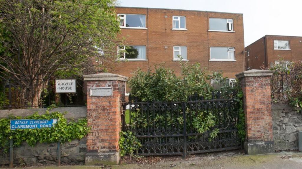 A man in his thirties has been arrested in connection with a violent carjacking outside the Argyle House apartment complex in Ballsbridge in Dublin last week. Photograph: Gareth Chaney Collins