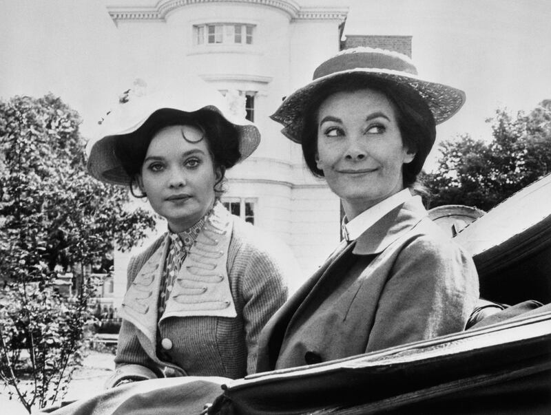 Actors Jean Marsh (right) and Nicola Pagett in a scene from Upstairs, Downstairs. Photograph: PA/PA Wire