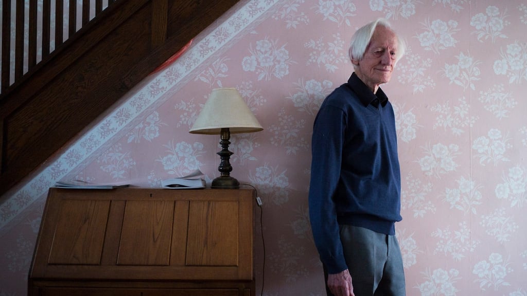 Runner Ed Whitlock at his home in Milton, Ontario, Canada. Photograph: Ian Willms/The New York Times.
