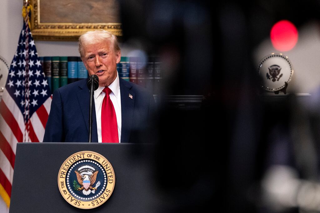 Public opinion in the Global South is far more positive towards US president Donald Trump than it is in Europe. Photograph: Haiyun Jiang/The New York Times