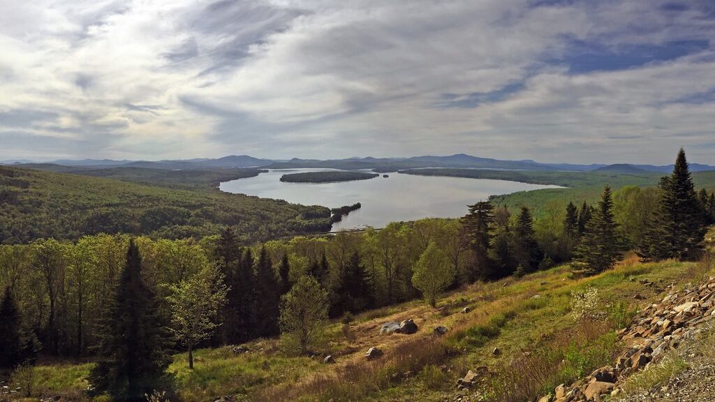 Stock photo of Lake MooseLookmeguntic near Rangeley, Maine, US. Photograph: Getty Images