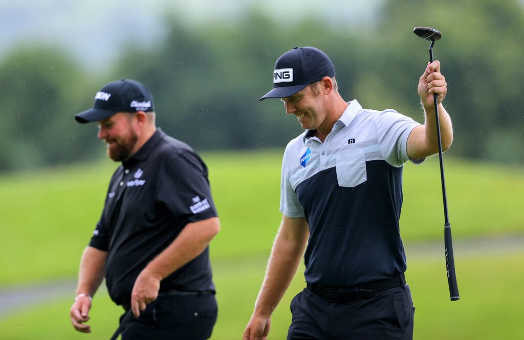 Shane Lowry and Séamus Power. Photograph: Ben Brady/Inpho