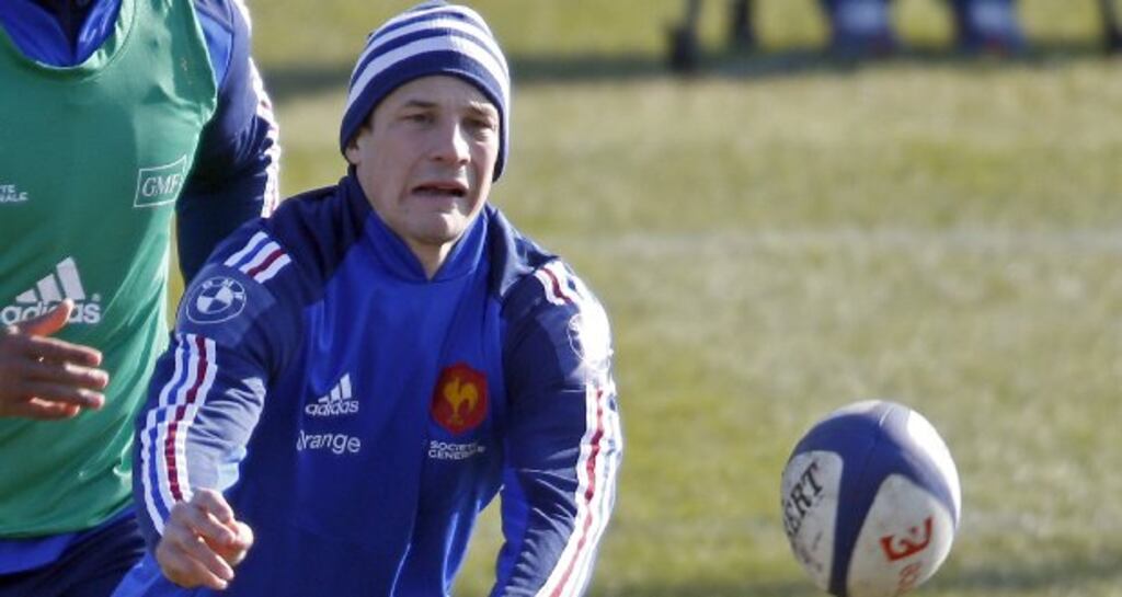 Francois Trinh-Duc: relieved Jonny Sexton is out of Saturday's game. Photograph: Charles Platiau/Reuters