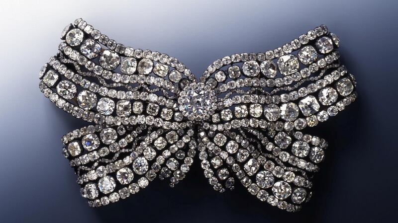 Jewellery stolen during a robbery at the Green Vault treasury in Dresden, Germany. Photograph: Polizeidirektion Dresden/Handout via Reuters