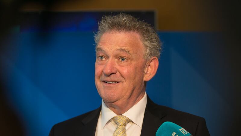 Presidential candidate Peter Casey: “What has Seán Gallagher done in the last seven years other than sue the taxpayer?” Photograph: Gareth Chaney/Collins