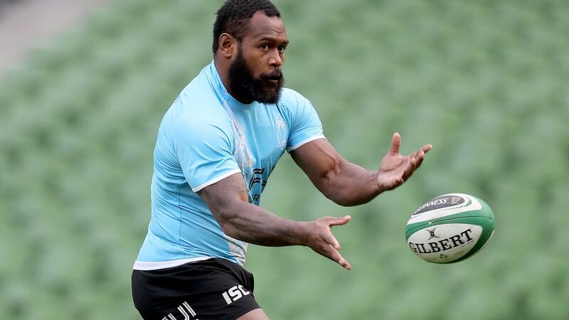 Levani Botia, who will start in the centre for Fiji against Ireland, plays his club rugby in the backrow for La Rochelle. Photograph: Dan Sheridan/Inpho