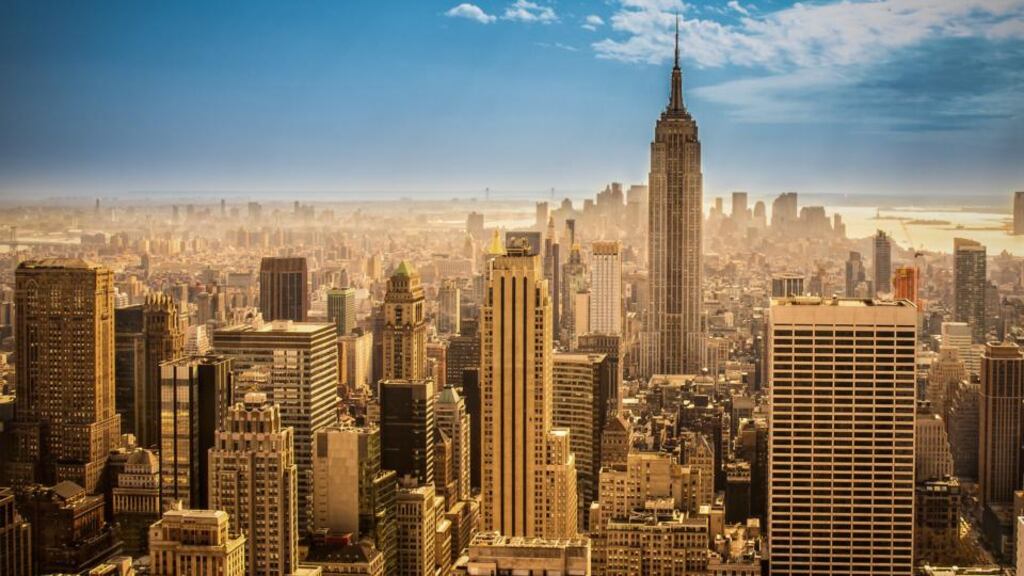 A hotel room in New York costs an average of €206 a night, up 10 per cent on 2013