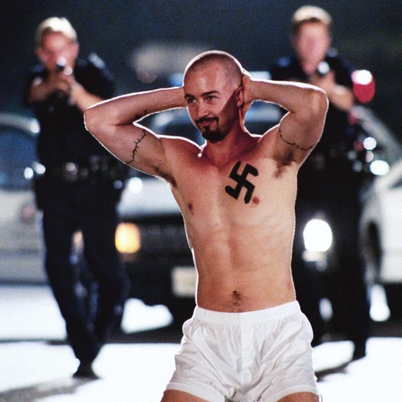 American History X: Edward Norton in the Tony Kaye film that he recut
