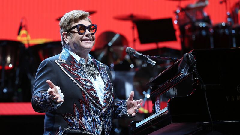 Elton John performing at the 3Arena in Dublin in 2019. Photograph: Laura Hutton