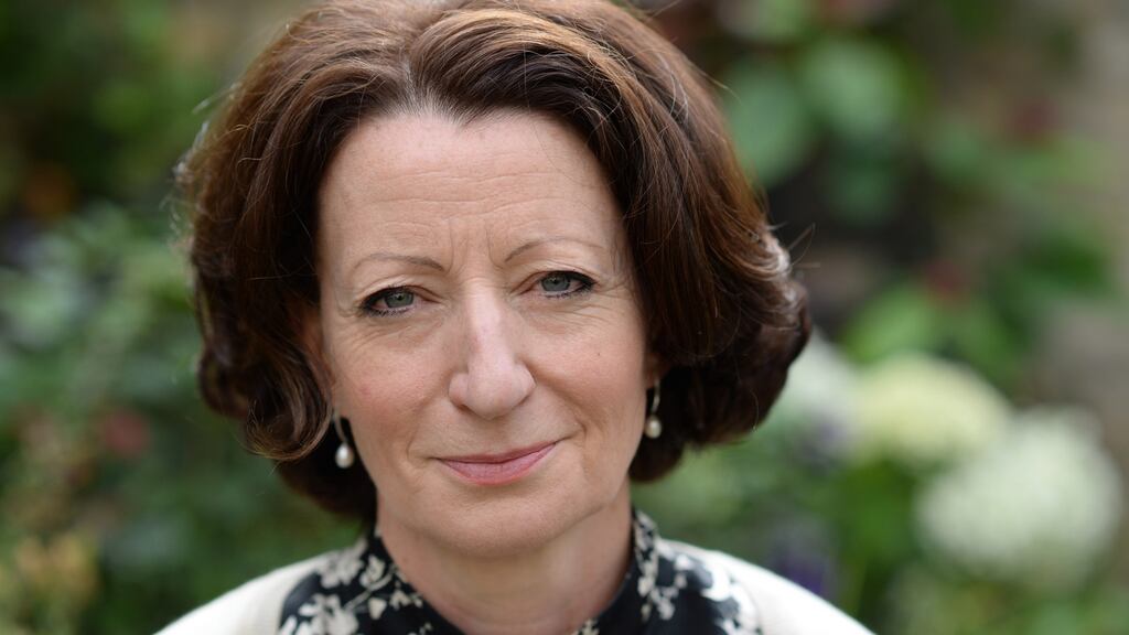 Kathleen MacMahon, author of Nothing But Blue Sky, pictured at  home in Dublin. Photograph: Dara Mac Dónaill