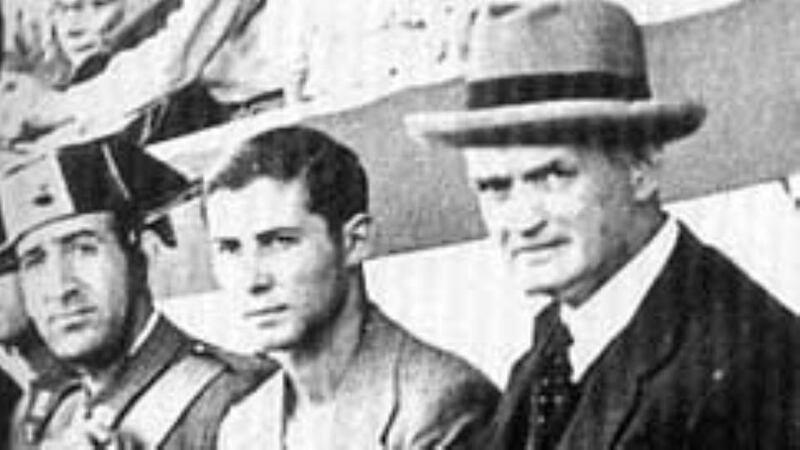 Patrick O’Connell, right, was known as Don Patricio in Spain where he managed Real Betis to a league title and also managed Barcelona.