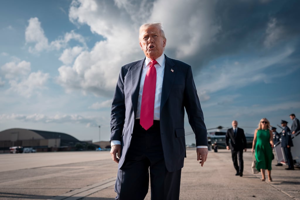 US president Donald Trump presumes to rule the whole world and is busy remaking it to his liking. Photograph: Doug Mills/The New York Times