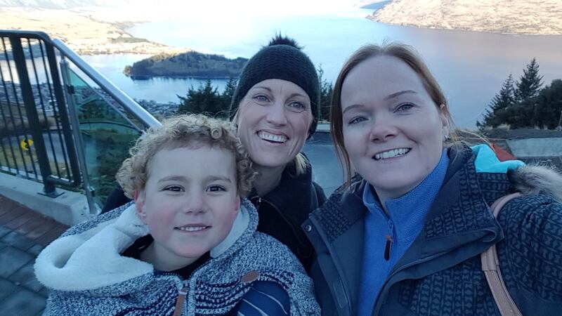 Siobhán Heduan with her partner Sammy and their son Rían: ‘Public recognition is vital for families like ours.’