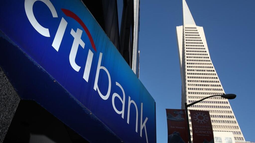 A deal with the Justice Department would remove a huge legal obstacle that has been weighing on Citibank’s share price and casting a shadow over its future. Photograph: Justin Sullivan/Getty Images