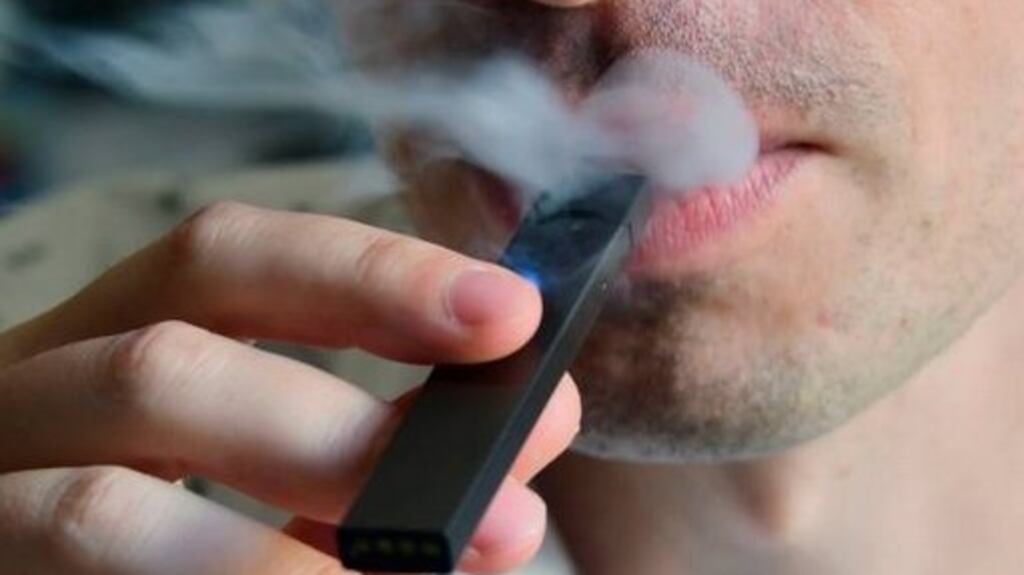 The Central Statistics Office estimates there are around 246,000 people who use vapes or e-cigarettes, roughly one in 20 people in Ireland. Photograph: Getty