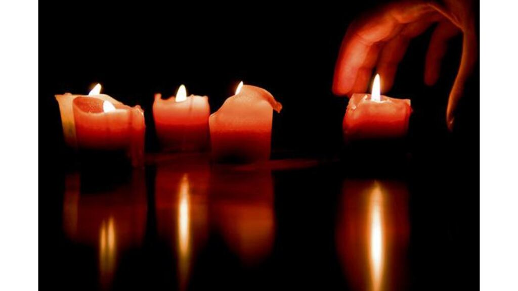 'I was in a lovely big dark kitchen, like a cave, with candlelight, and whiskey on the table.'