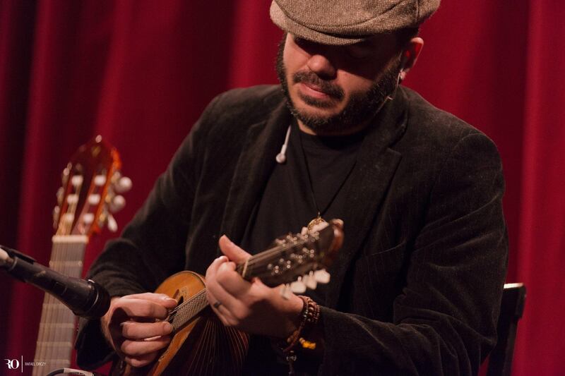 Italian Institute of Culture, Dublin: Giulio D'Agostino on mandolin for Culture Night.