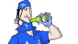 ‘Your old dear has sticky-out ears and legs like the William Dorgan Bridge’