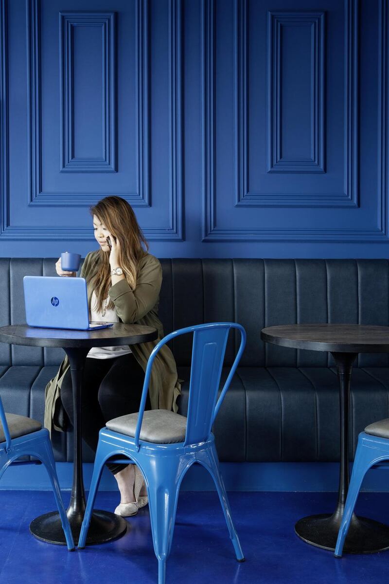 Shared office space at The Brickhouse. Photograph: Ruth Maria Murphy