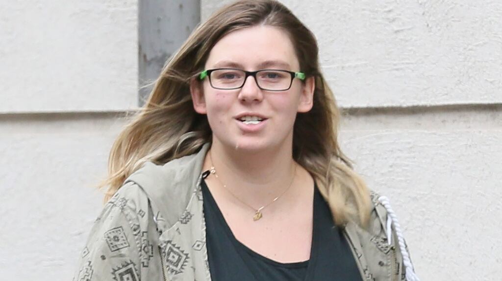 Ewa Janowicz of Ticknock Park, Sandyford, Dublin pictured leaving the Four Courts after she appeared before the Circuit Civil Court. Photograph: Collins Courts