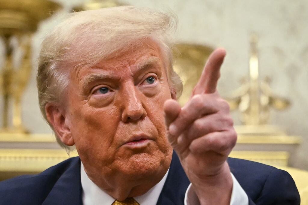 US President Donald Trump said he was likely to impose tariffs on pharmaceuticals as soon as the end of the month. Photograph: ANDREW CABALLERO-REYNOLDS/AFP via Getty Images