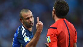 Brazilian fans cry for Argentina. Not