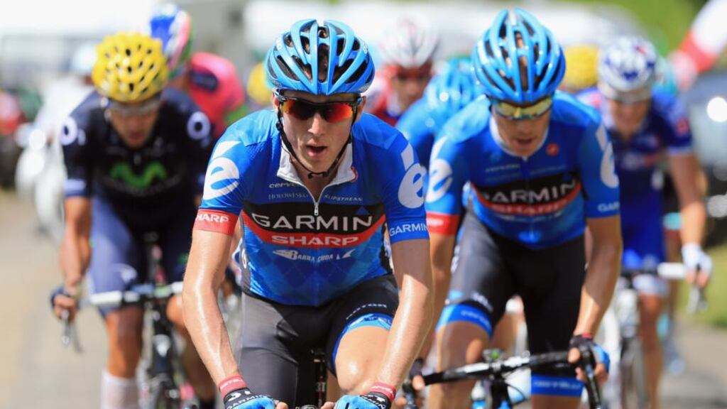 Irish rider Dan Martin is set to compete in this Giro d’Italia, which start in Belfast. Photograph: Getty.